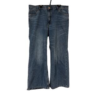 H&M High Waist Wide Leg Jeans